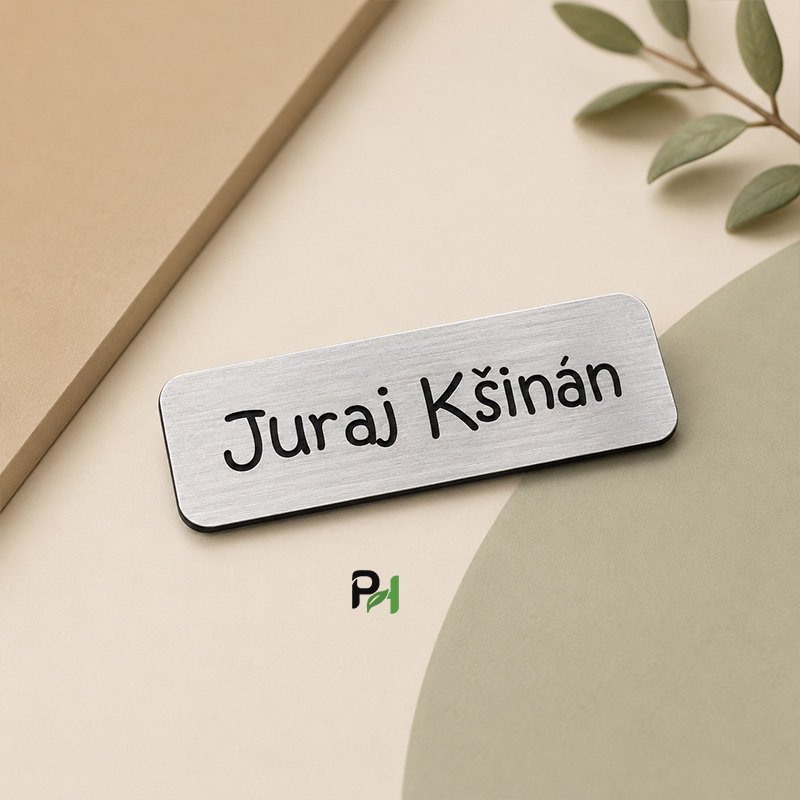Aliminum Name badge
