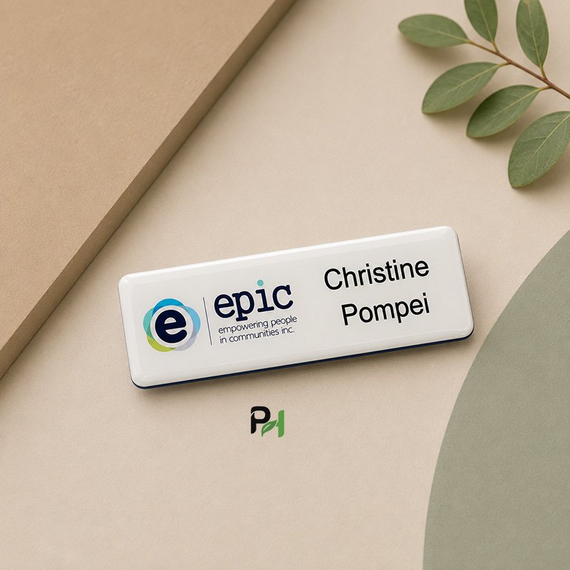 Arylic Name badge